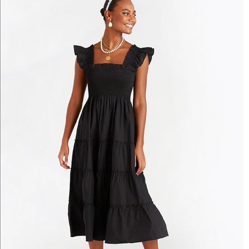 NWT Hill House Ellie nap dress in black, sz small